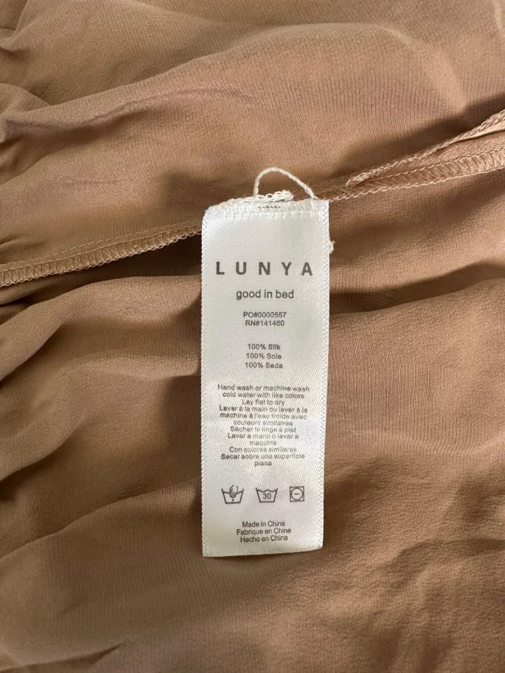 lunya 100% silk